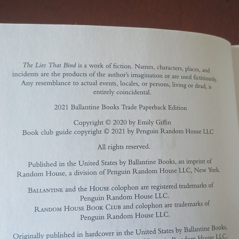 The Lies that bind - Picture 3 of 4